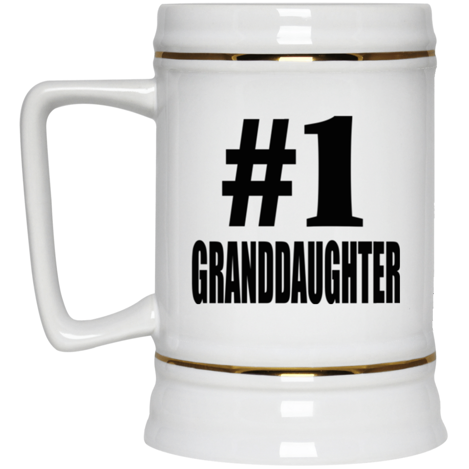 Number One #1 Granddaughter - Beer Stein
