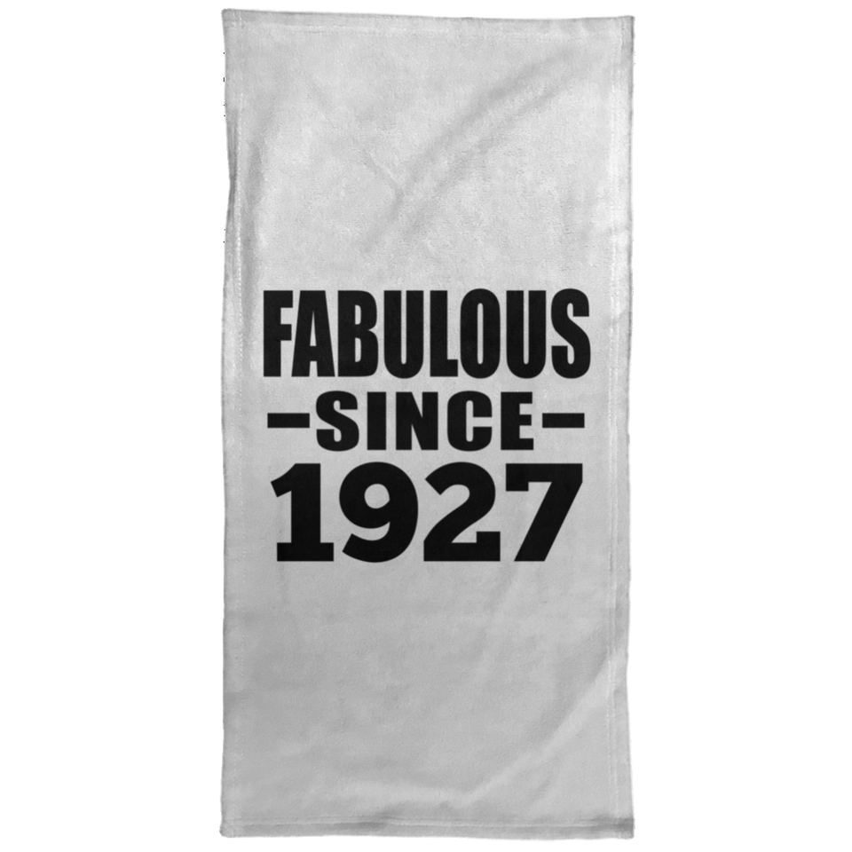 97th Birthday Fabulous Since 1927 - Hand Towel
