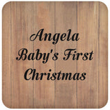 Angela Baby's First Christmas - Drink Coaster C