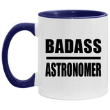 Badass Astronomer - 11oz Accent Mug Purple