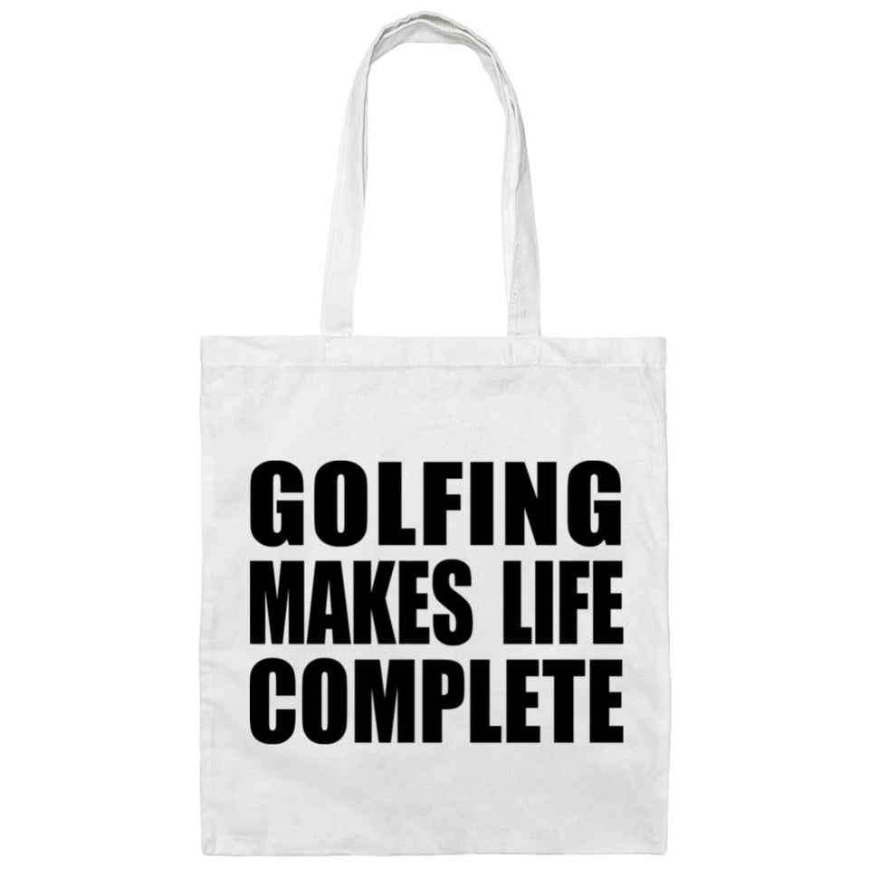 Golfing Makes Life Complete - Tote Bag White