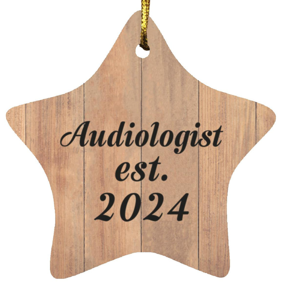 Audiologist Established Est. 2024 - Star Ornament C