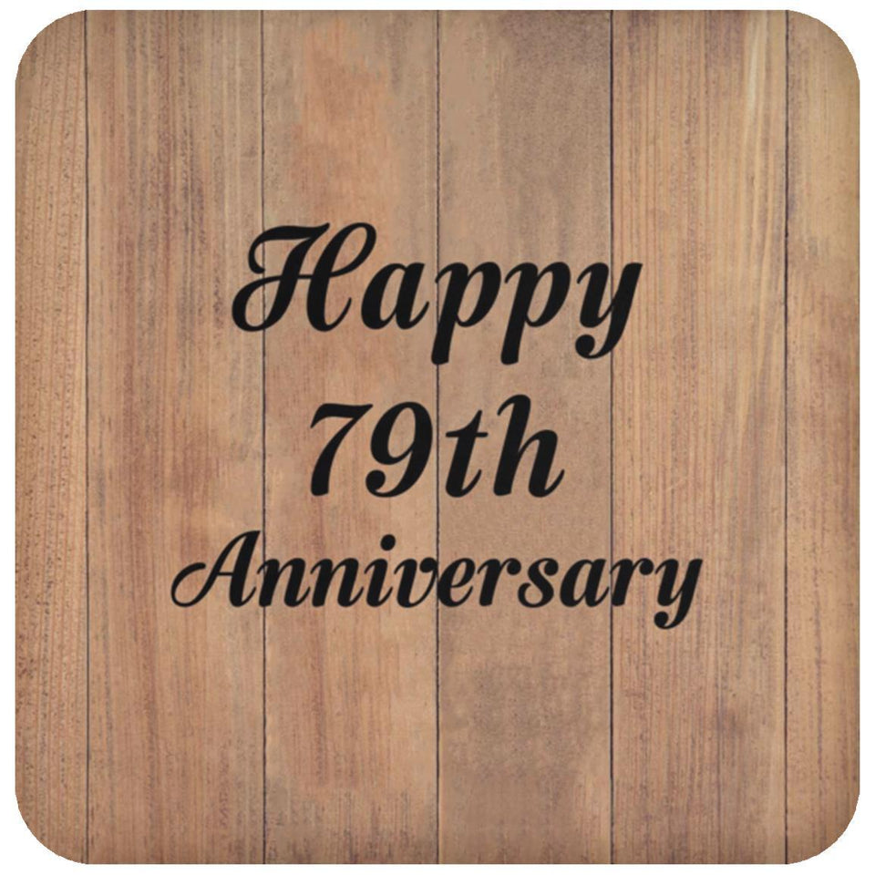 Happy 79th Anniversary - Drink Coaster C