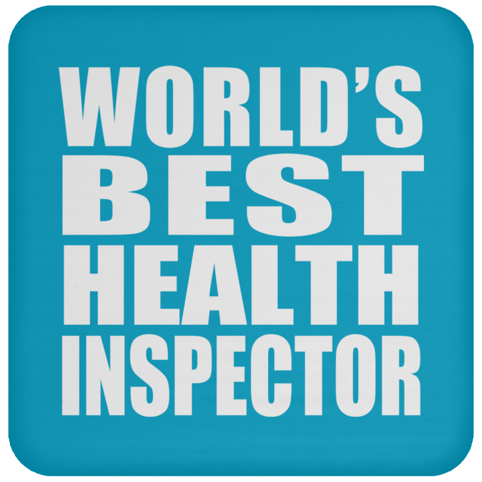 World's Best Health Inspector - Drink Coaster