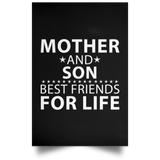 Mother and Son, Best Friends For Life - Poster Portrait