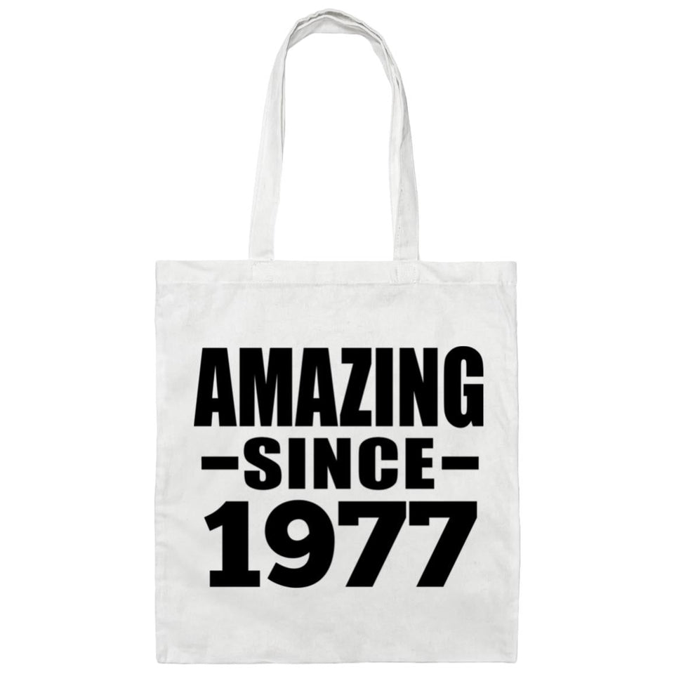 47th Birthday Amazing Since 1977 - Tote Bag White