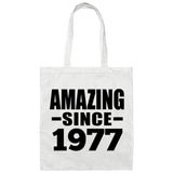 47th Birthday Amazing Since 1977 - Tote Bag White