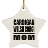 Cardigan Welsh Corgi Mom - Star Ornament