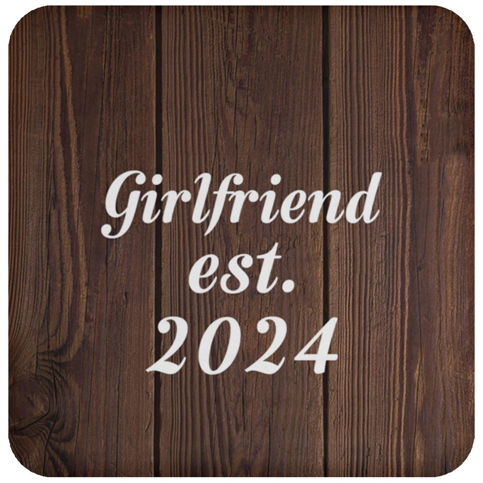 Girlfriend Established EST. 2024 - Drink Coaster D