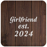 Girlfriend Established EST. 2024 - Drink Coaster D