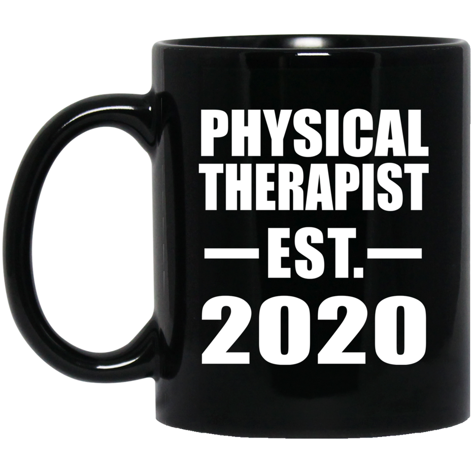 Physical Therapist Established EST. 2020 - 11oz Coffee Mug Black