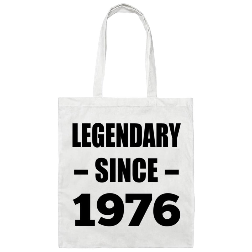 48th Birthday Legendary Since 1976 - Tote Bag White
