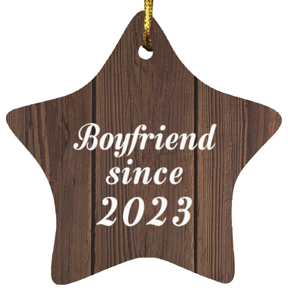 Boyfriend Since 2023 - Star Ornament D