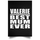 Valerie Best Mum Ever - Poster Portrait