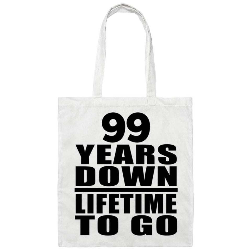 99th Anniversary 99 Years Down Lifetime To Go - Tote Bag White