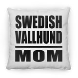 Swedish Vallhund Mom - Throw Pillow