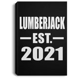 Lumberjack Established EST. 2021 - Canvas Portrait