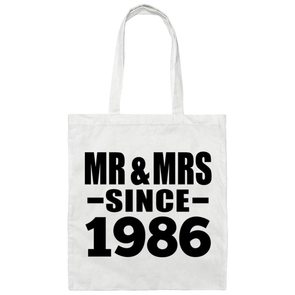 38th Anniversary Mr & Mrs Since 1986 - Tote Bag White