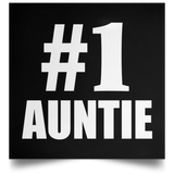 Number One #1 Auntie - Poster Square