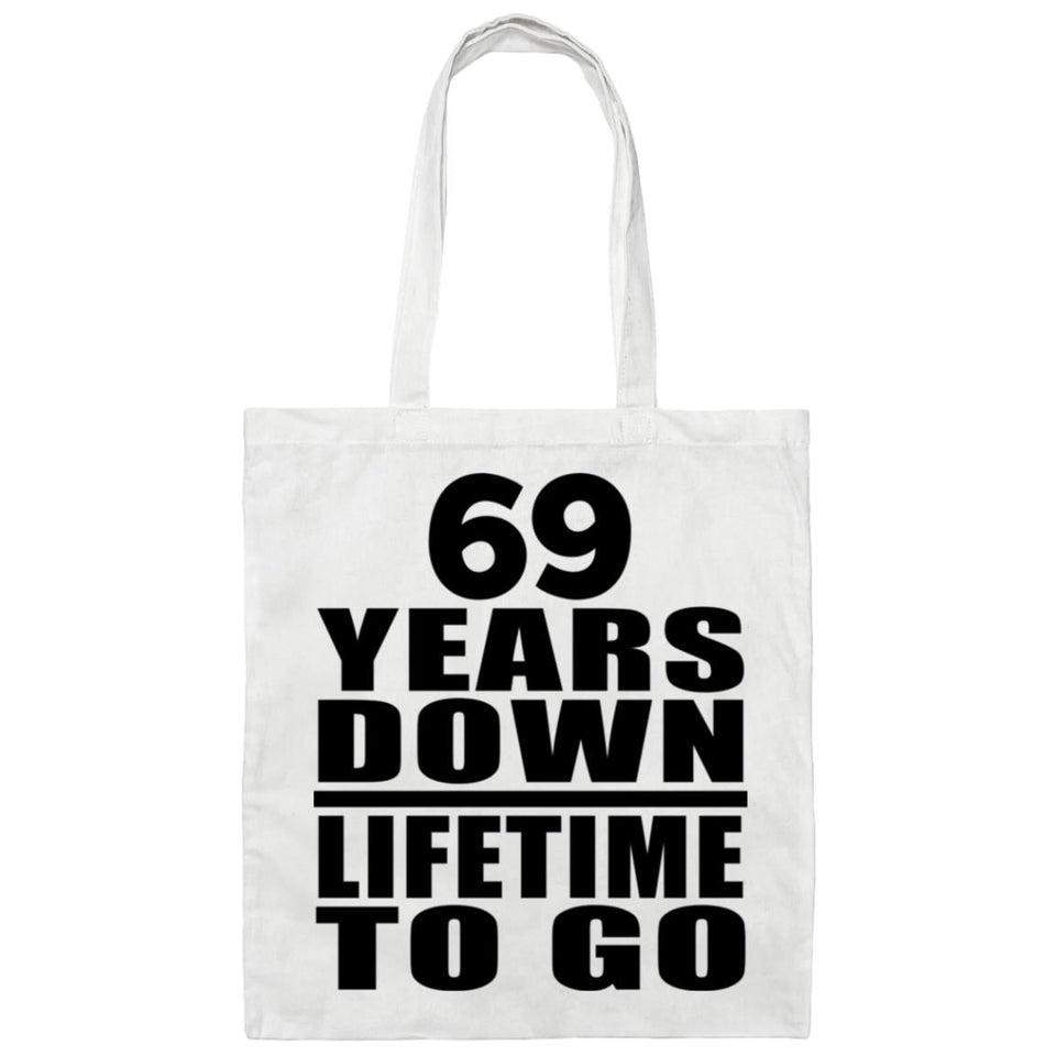69th Anniversary 69 Years Down Lifetime To Go - Tote Bag White