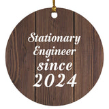 Stationary Engineer Since 2024 - Circle Ornament D