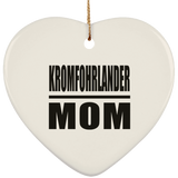 Kromfohrlander Mom - Heart Ornament