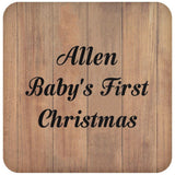 Allen Baby's First Christmas - Drink Coaster C