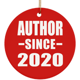 Author Since 2020 - Circle Ornament
