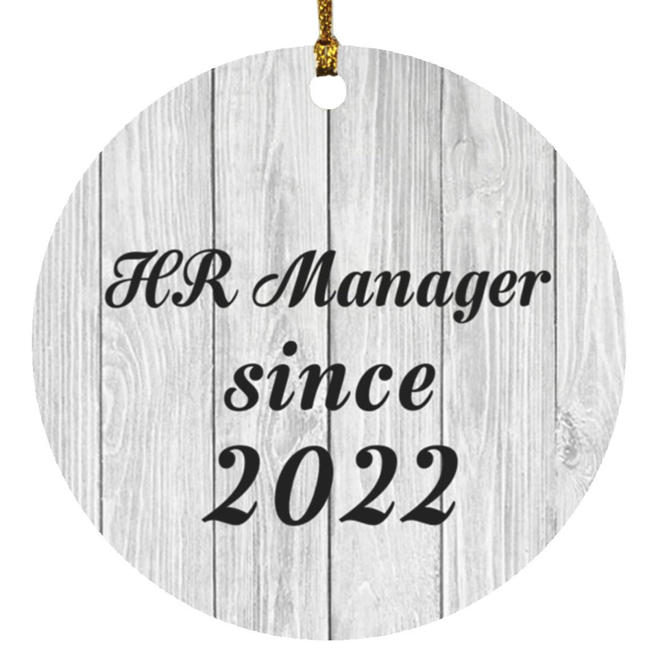 HR Manager Since 2022 - Circle Ornament F