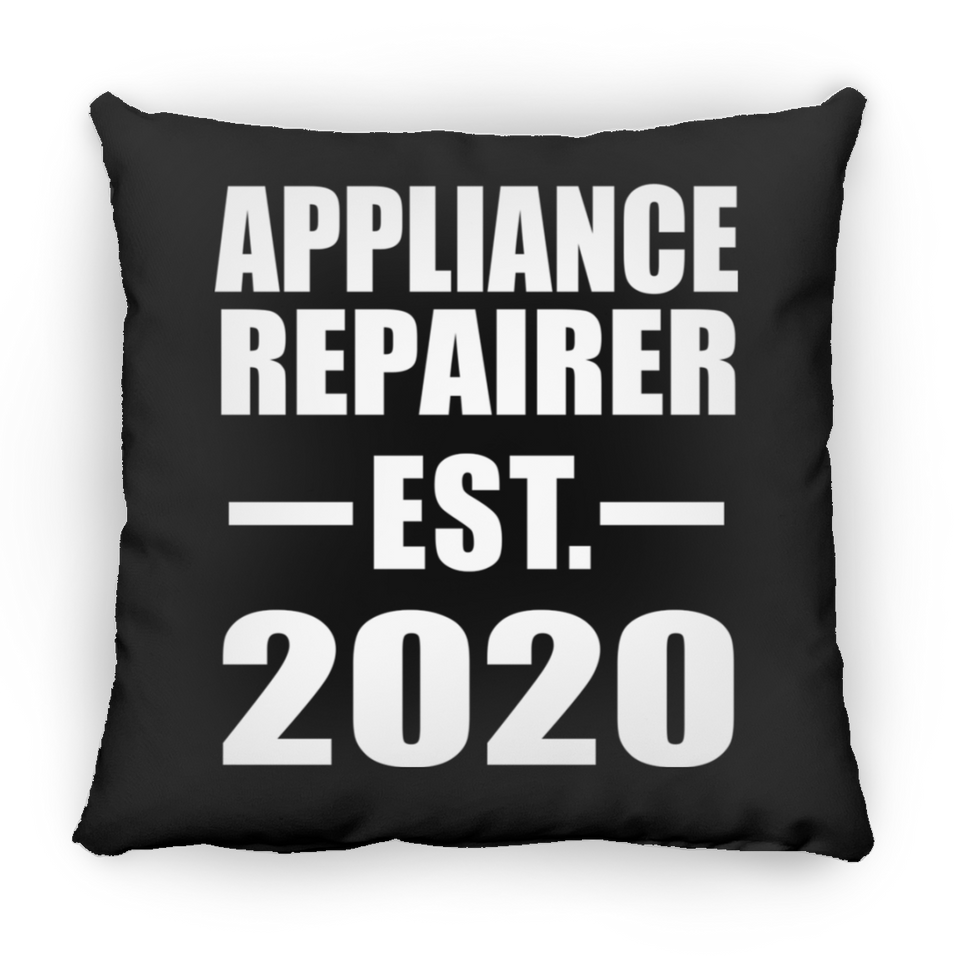 Appliance Repairer Established EST. 2020 - Throw Pillow Black