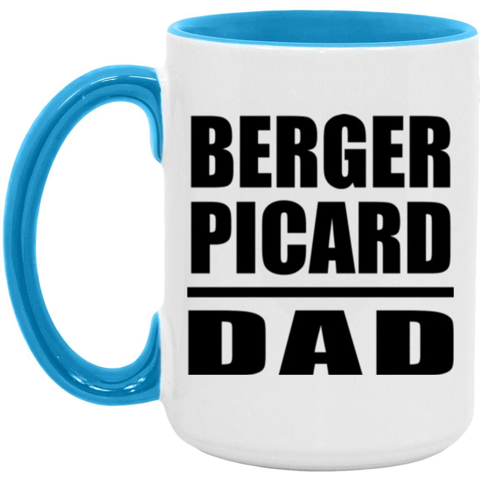 Berger Picard Dad - 15oz Accent Mug Blue