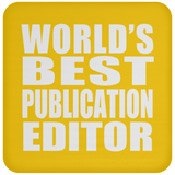 World's Best Publication Editor - Drink Coaster