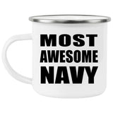 Most Awesome Navy - 12oz Camping Mug