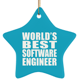 World's Best Software Engineer - Star Ornament