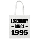 29th Birthday Legendary Since 1995 - Tote Bag White