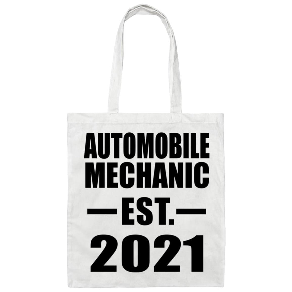 Automobile Mechanic Established EST. 2021 - Tote Bag White