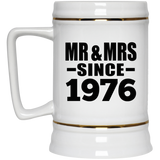 48th Anniversary Mr & Mrs Since 1976 - Beer Stein
