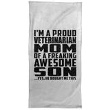 Proud Veterinarian Mom Of Awesome Son - Hand Towel