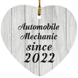 Automobile Mechanic Since 2022 - Heart Ornament F