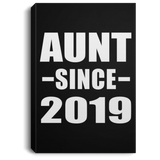 Aunt Since 2019 - Canvas Portrait