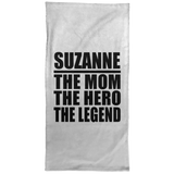 Suzanne The Mom The Hero The Legend - Hand Towel
