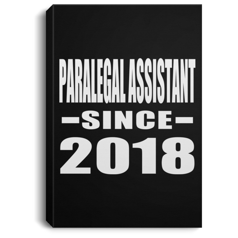 Paralegal Assistant Since 2018 - Canvas Portrait