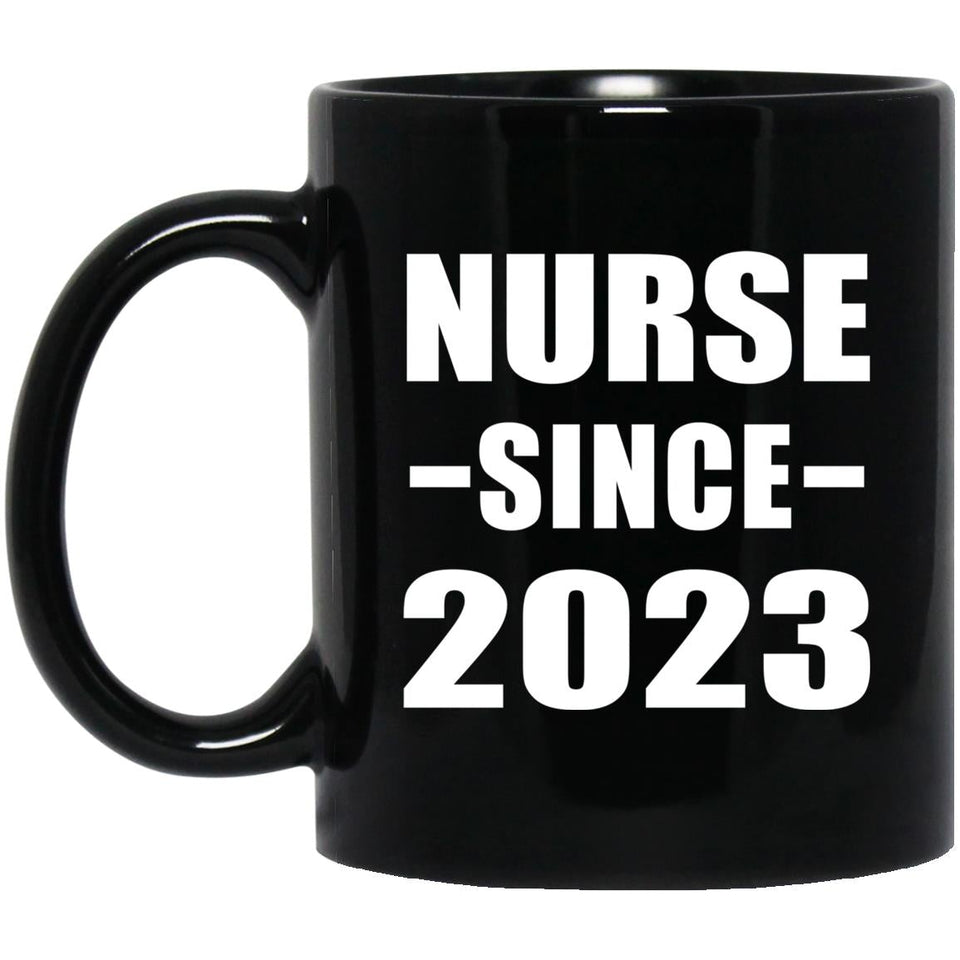 Nurse Since 2023 - 11oz Coffee Mug Black