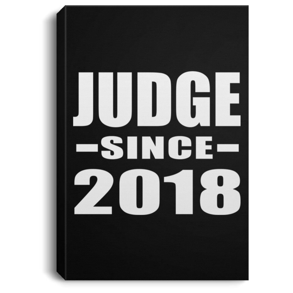 Judge Since 2018 - Canvas Portrait