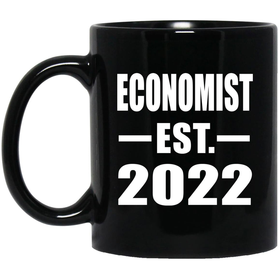 Economist Established EST. 2022 - 11oz Coffee Mug Black