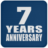 7th Anniversary 7 Years - Drink Coaster