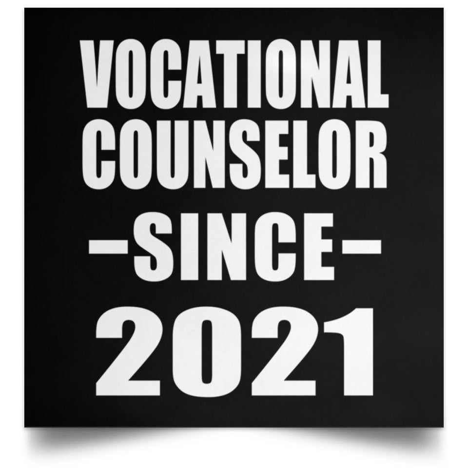Vocational Counselor Since 2021 - Poster Square