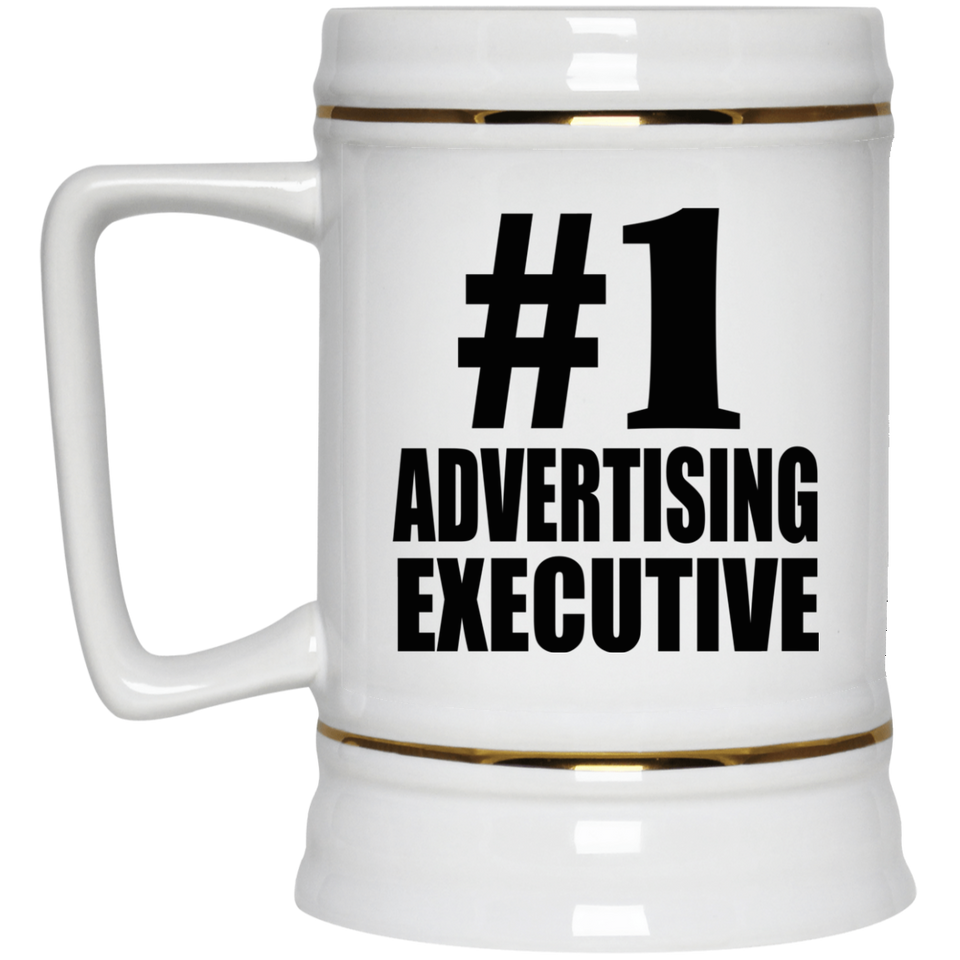 Number One #1 Advertising Executive - Beer Stein