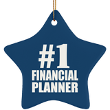 Number One #1 Financial Planner - Star Ornament