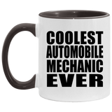Coolest Automobile Mechanic Ever - 11oz Accent Mug Black